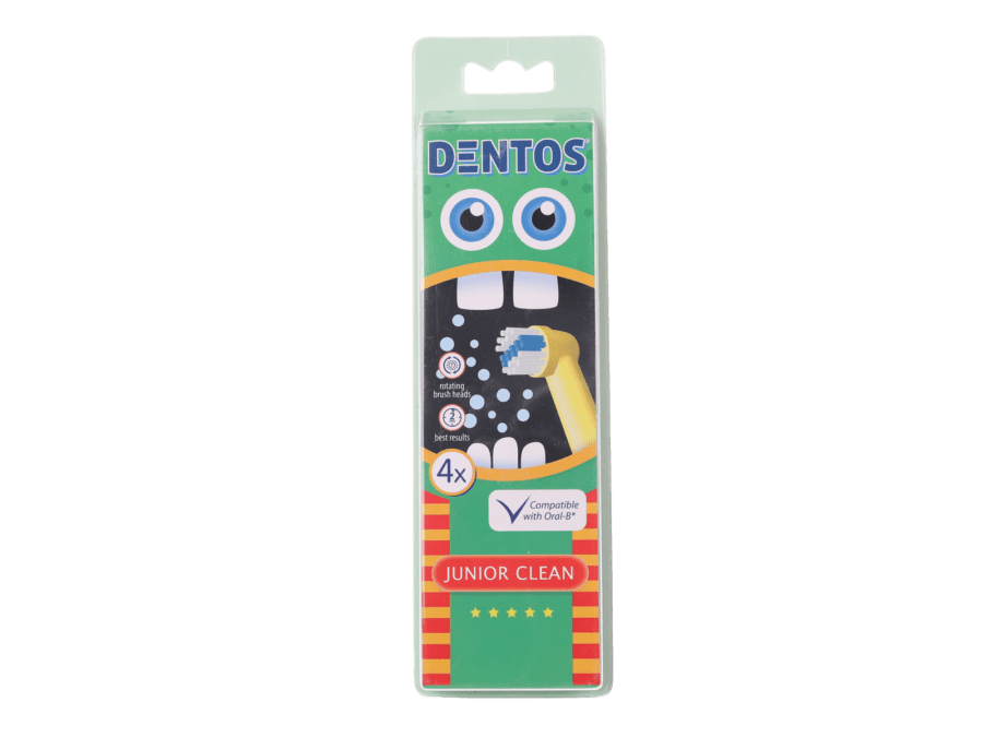 Dentos opzetborstels junior 4 stuks - Wibra