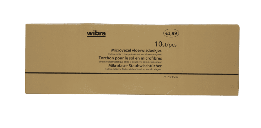 Microvezel vloerdoekjes 10 stuks - Wibra