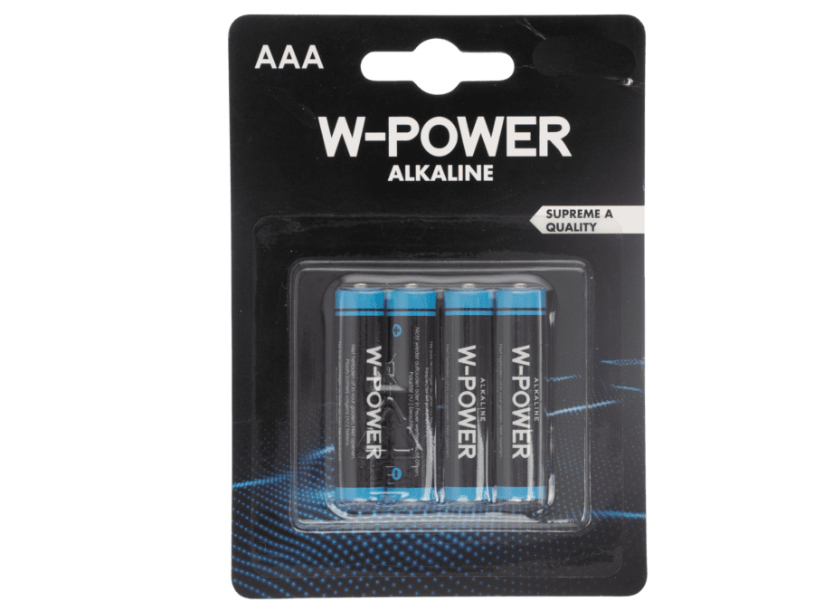 Batterijen AAA - 4 stuks - Wibra