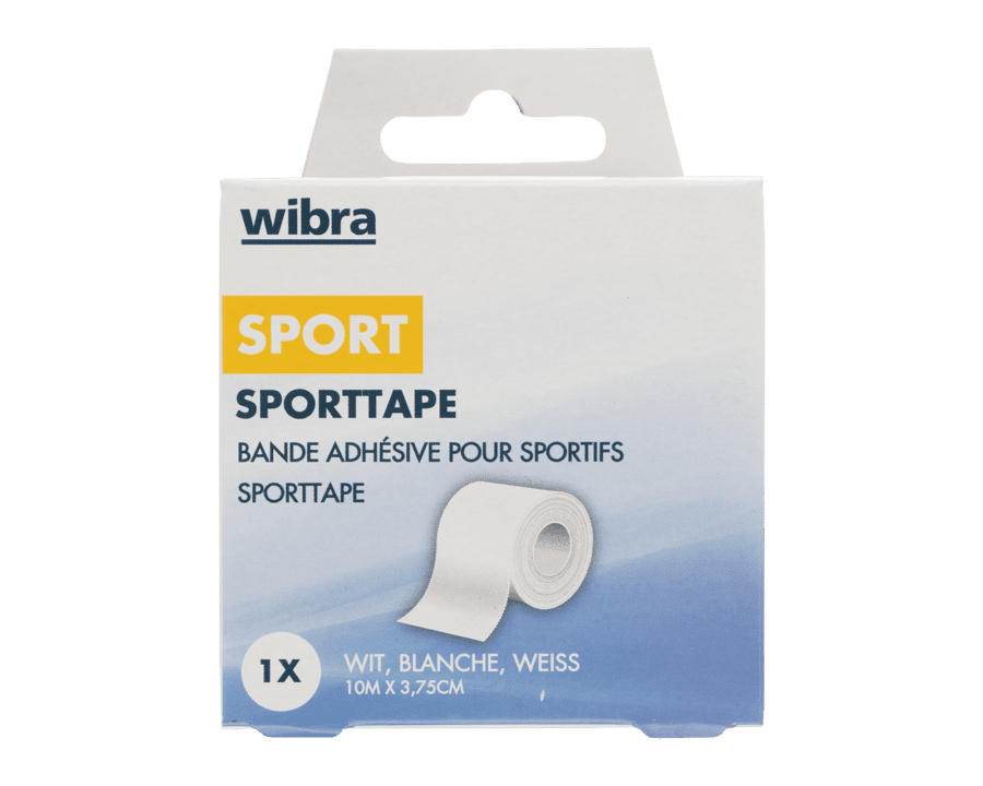 Sporttape - 10 meter - Wibra