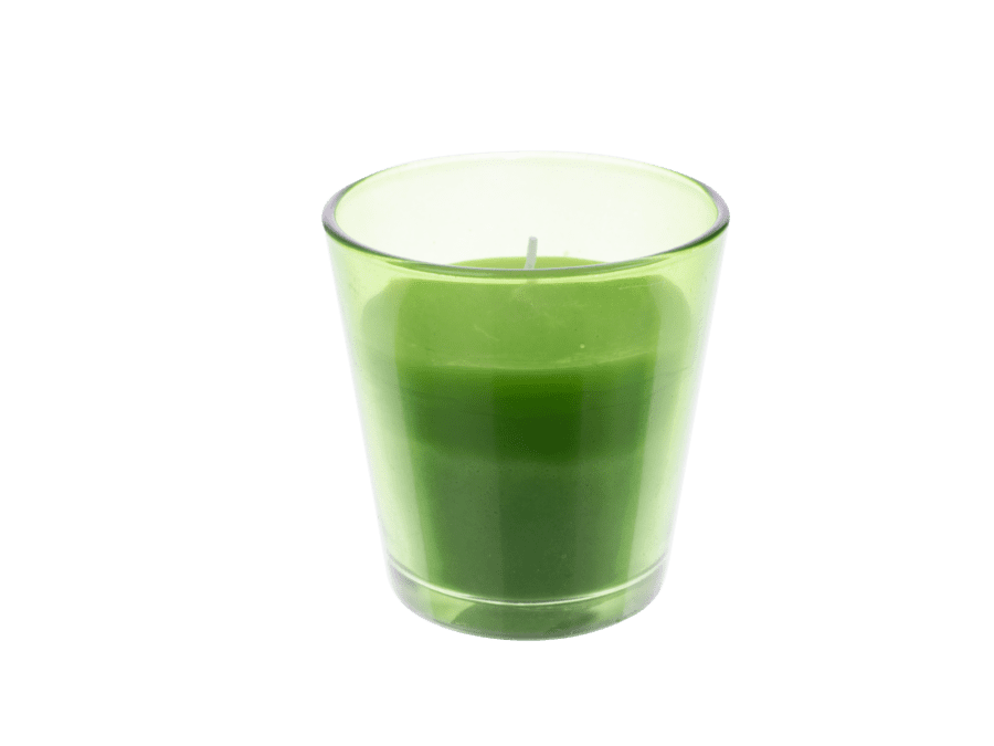 Citronella kaars in glas – groen - Wibra