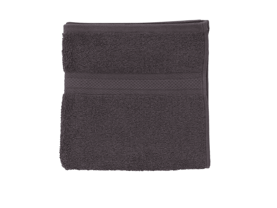 Handdoek antraciet -  50 x 100 cm - Wibra