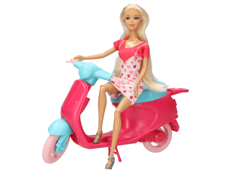 Pop Romana met scooter - Wibra