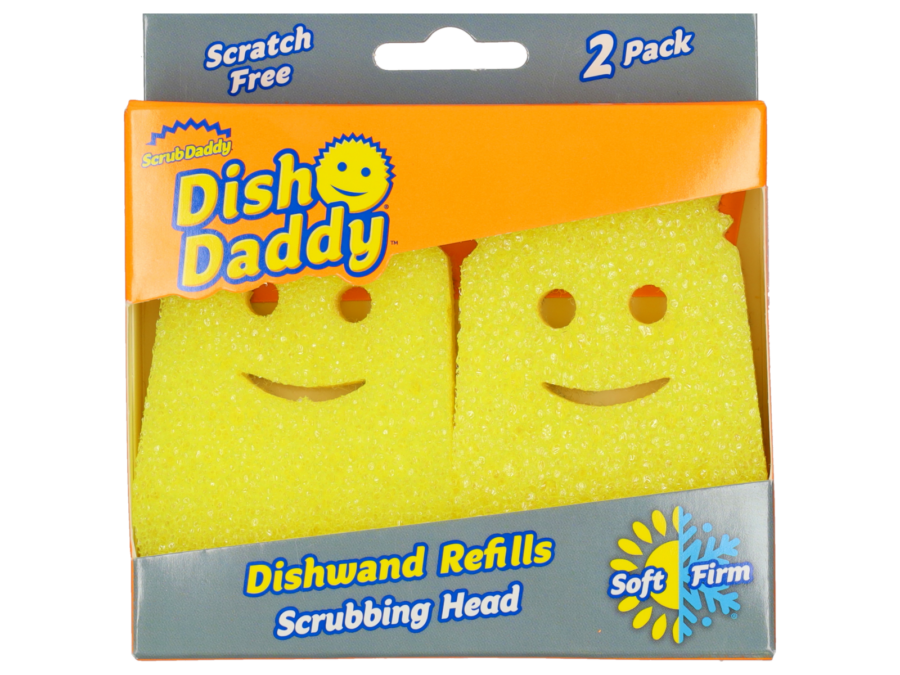 Dish Daddy afwasborstel navul geel - Wibra