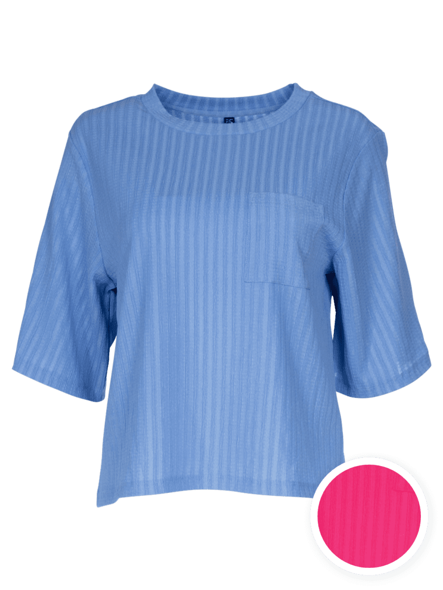 T-shirt pofmouw - plus size - Wibra