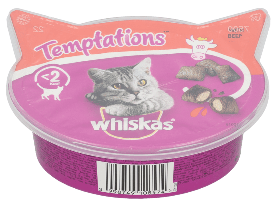 Whiskas Temptations rund - Wibra