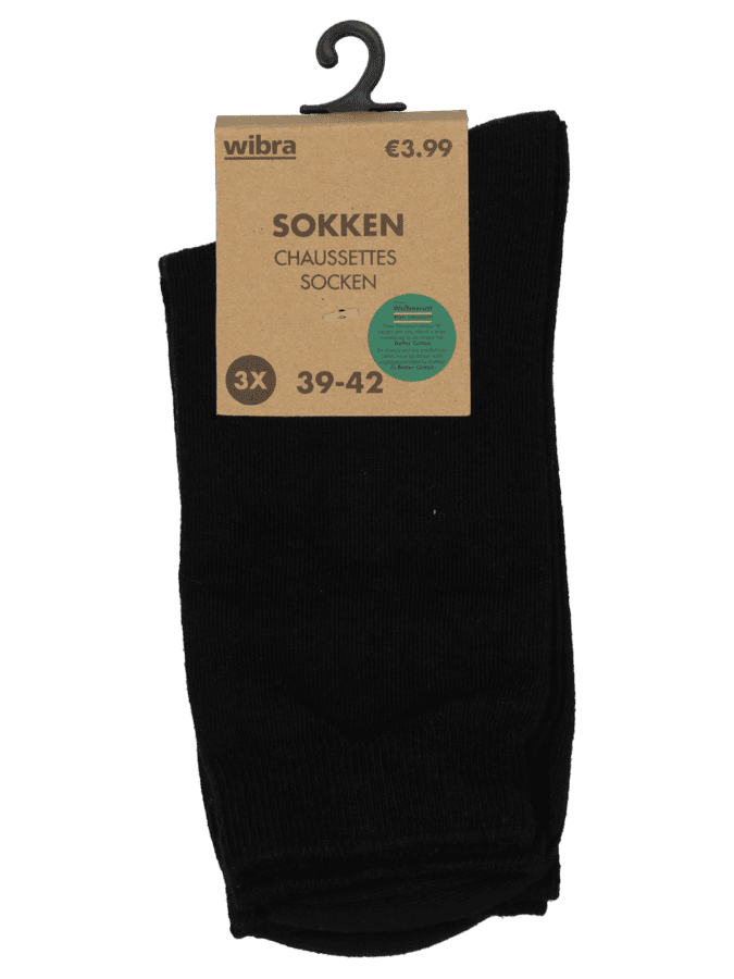 Dames uni sokken – 35/38 - Wibra