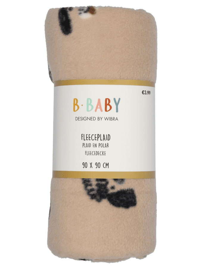 Fleeceplaid baby- Wibra - Wibra