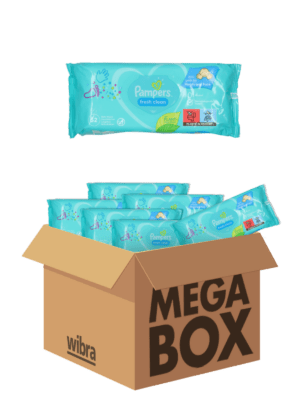 Pampers Fresh Clean babydoekjes megabox 624 stuks