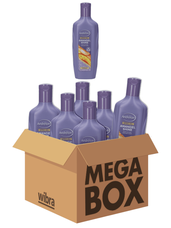 Andrélon shampoo megabox 6 flessen - Wibra