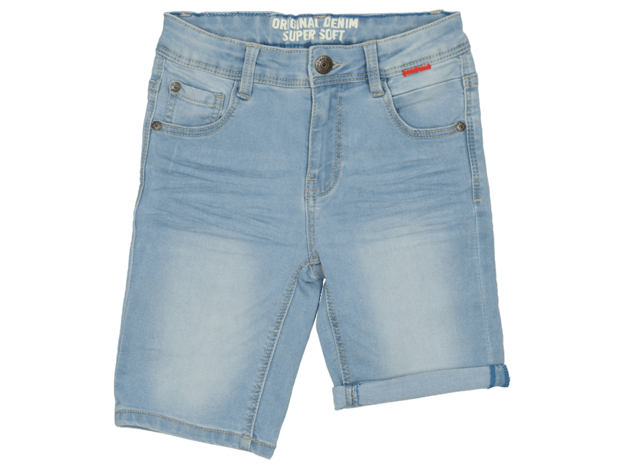 Korte jog jeans – Licht blauw – 134 - Wibra