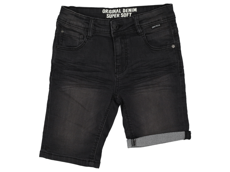 Jog jeans shorts – Zwart – 104 - Wibra
