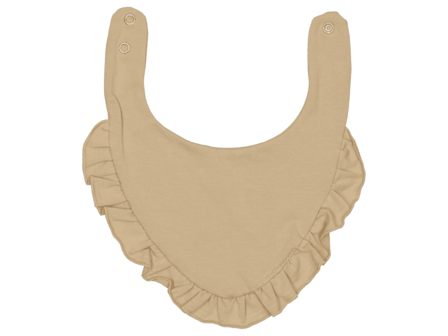 1-pack baby slab ruffle – beige - Wibra