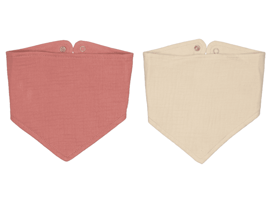 2-pack punt hydrofiel sjaaltje – roze - Wibra