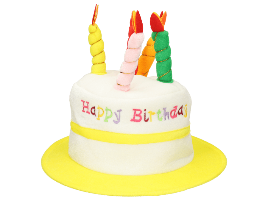 Happy Birthday hoed – Variatie 2 - Wibra