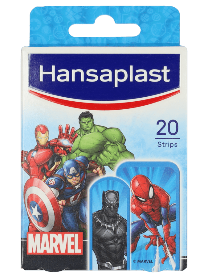 Hansaplast pleisters Marvel 20 stuks - Wibra