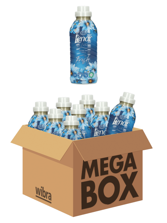 Lenor wasverzachter zeebries megabox 8 flessen - Wibra