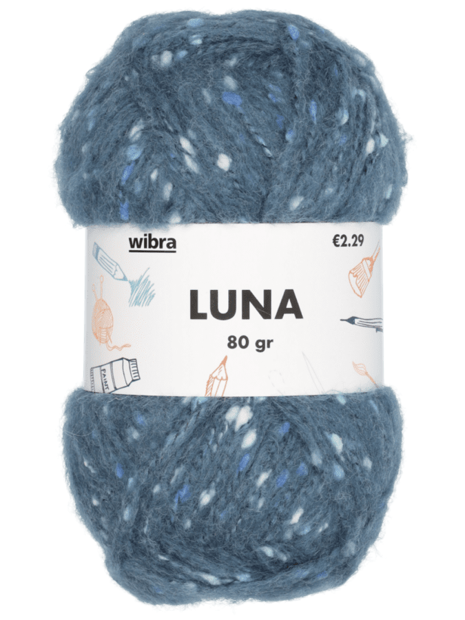 Luna breigaren - blauw - Wibra