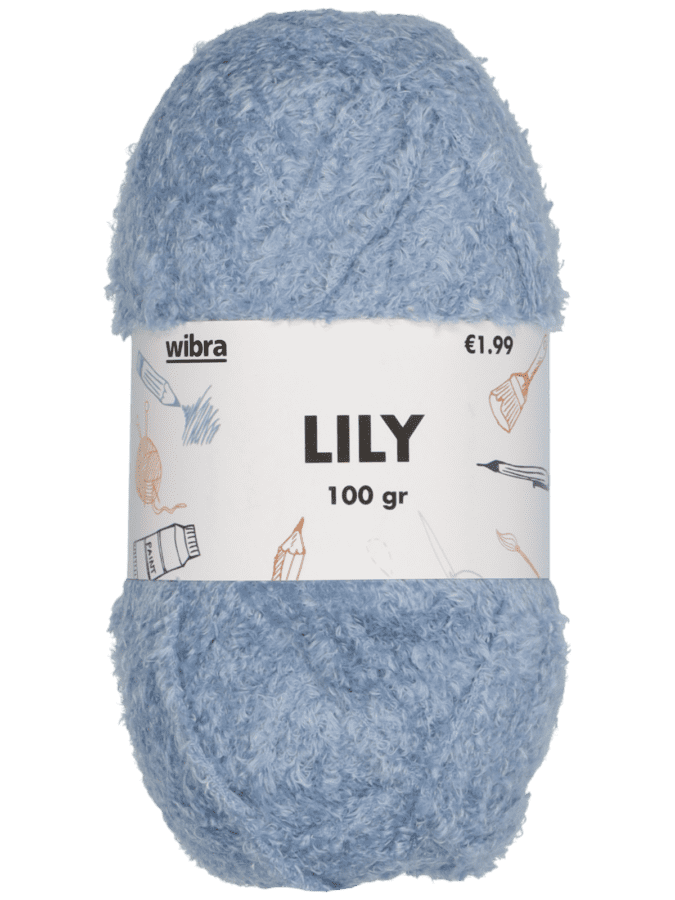 Lily breigaren - blauw - Wibra