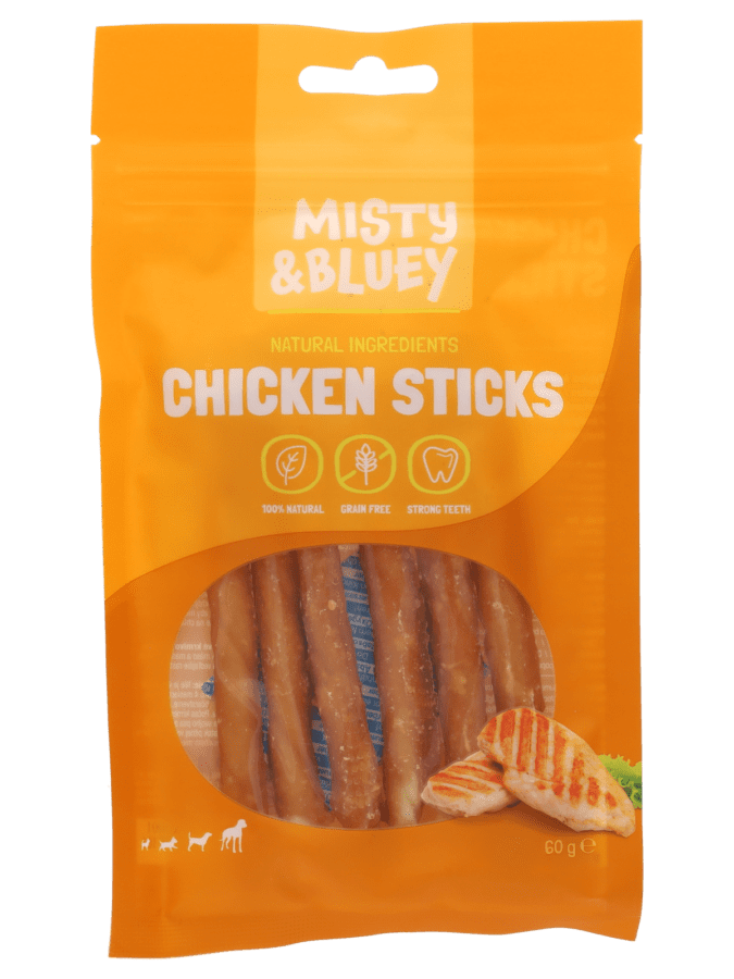 Misty & Bluey hondensnack kip 6 stuks - Wibra